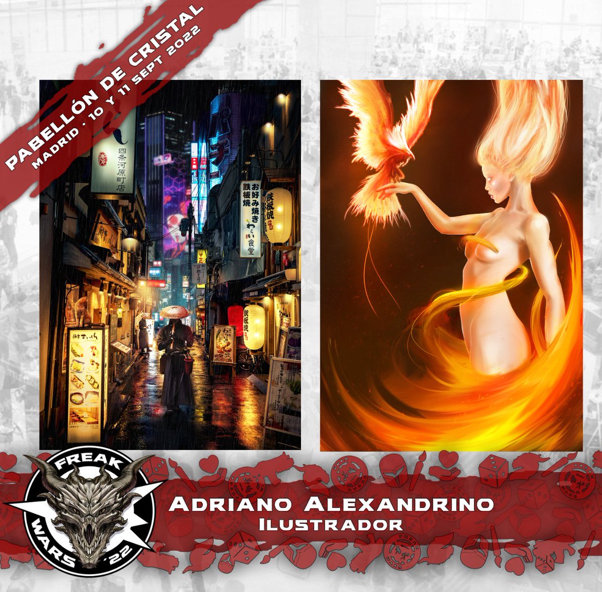 ¡Saludos viajero! Me llamo Adriano Alexandrino y soy un ilustrador y concept artist freelance. Siempre he sido un artista tradicional, de los de lápiz y goma, pero en mi peregrinaje artístico decidí abrazar las bondades del arte digital.