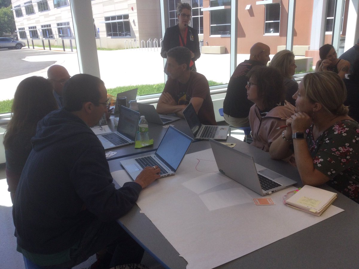 paehling's tweet photo. The awesome Bishop staff digging into the difference between belonging and fitting in.
#bishoprps https://t.co/1n8LxQz3z2
