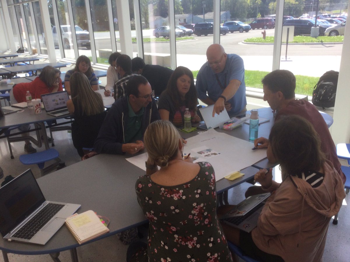 paehling's tweet photo. The awesome Bishop staff digging into the difference between belonging and fitting in.
#bishoprps https://t.co/1n8LxQz3z2