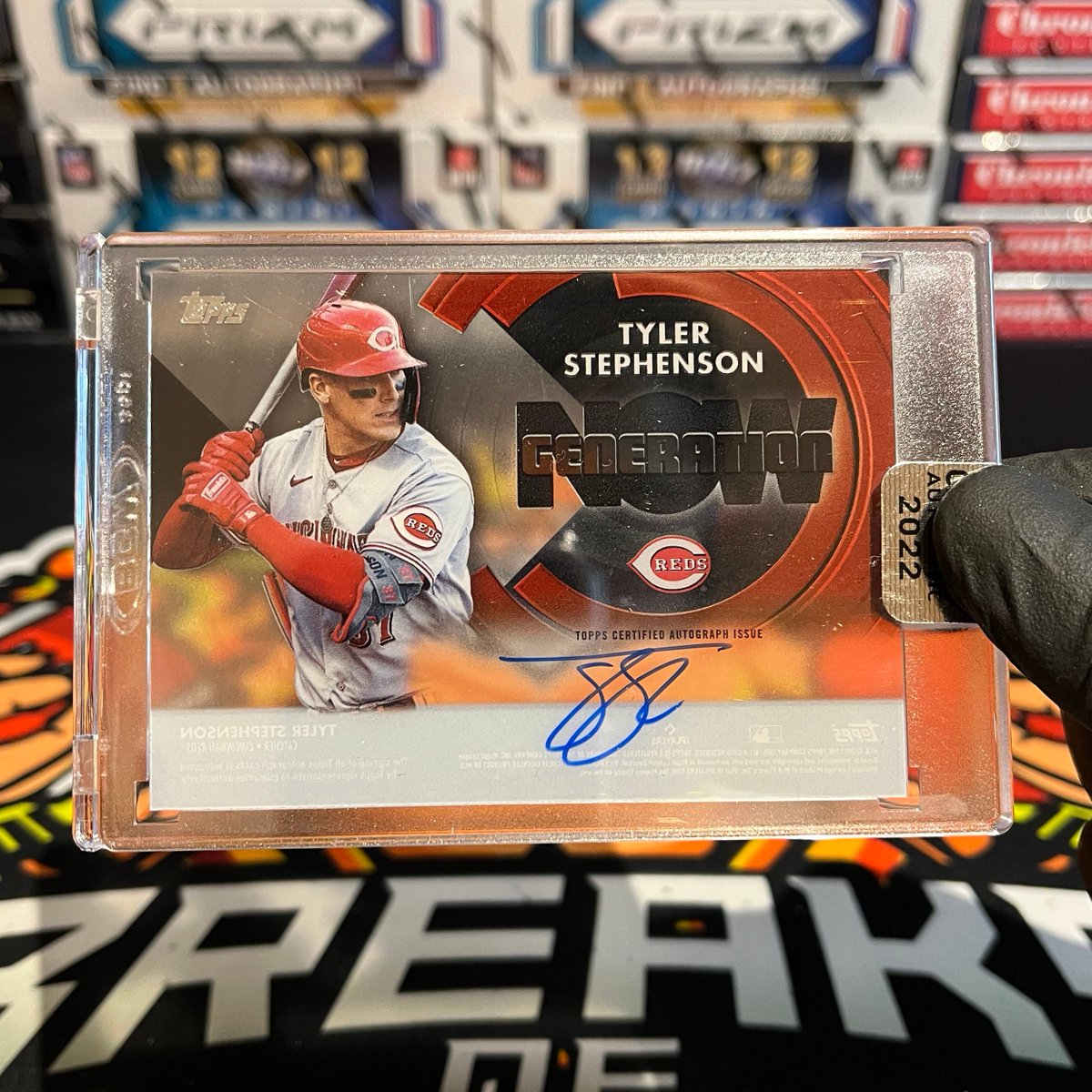 BreaksofGod's tweet photo. Our latest baseball roundup from Sunday's @Topps Clearly Authentic case break! ⚾️

We've got: 2x @BwittJr (88/99, 2/5), @ronaldacunajr24 (6/10), @Tyler_Step22 Generation Now, a SURPRISE @JRODshow44 Redemption
 (/99) and more!!😱🔥 

ONLY FIRE with BoG!🔥🔥

#PulledByBoG #TheHobby https://t.co/nntE1EVXSm