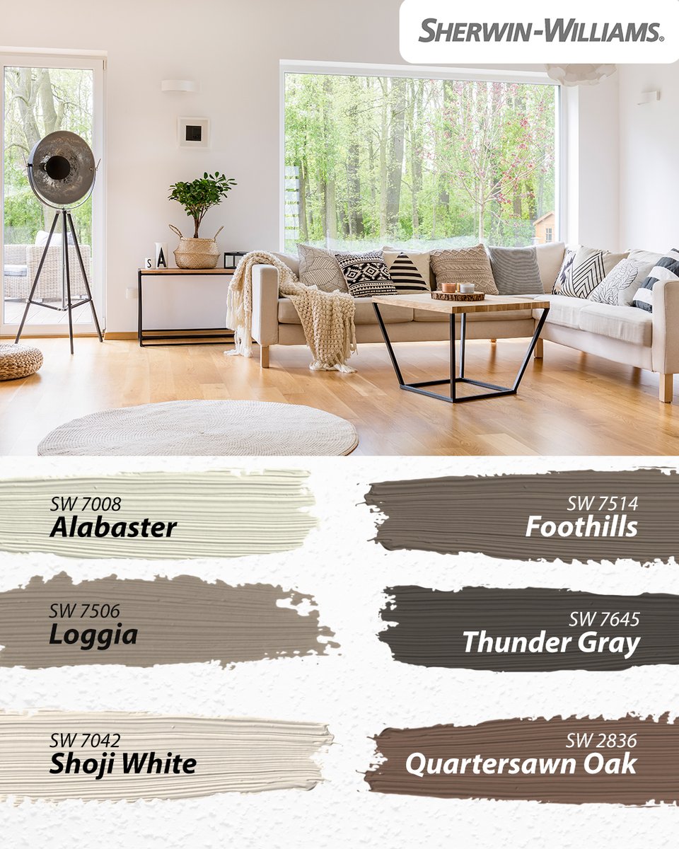 Con nuestra paleta de colores de este mes, puedes realizar muchas combinaciones en diferentes espacios. 😊🎨​
👉 Descubre más colores espectaculares:  ​
sherwin-williams.com.mx/explora-nuestr… ​

#SherwinWilliamsMéxico​
#AmorPorElColor