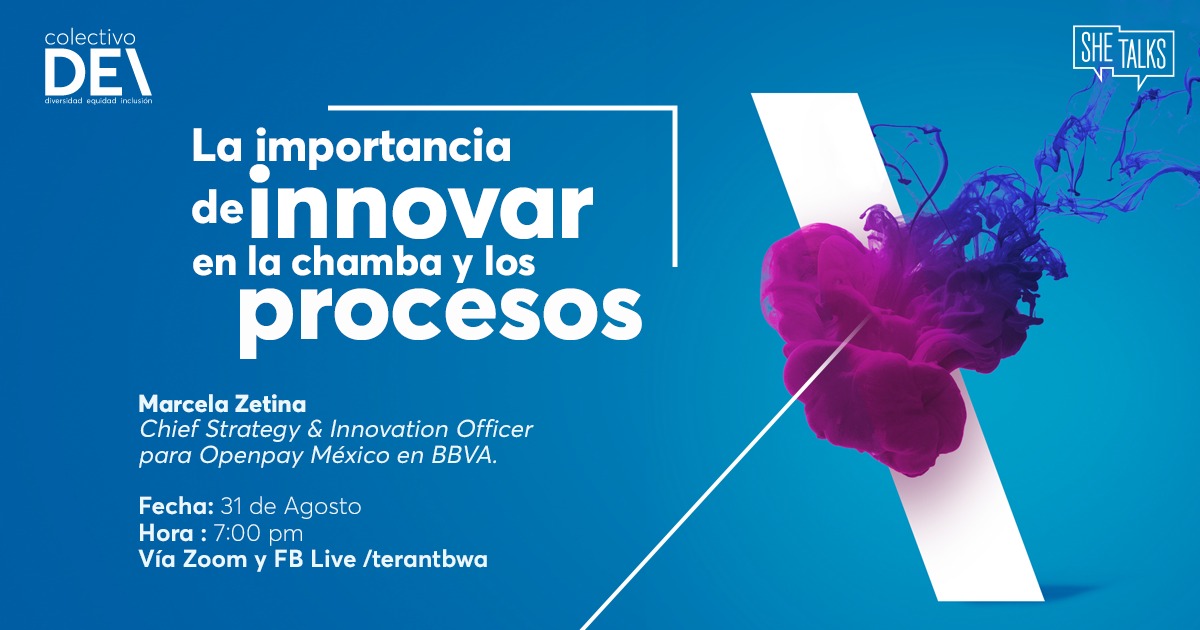 Romper con la cotidianidad en el trabajo, es más importante 
de lo que creemos. Te invitamos a nuestra charla con <a href="/marcepatch/">Marce Zetina</a> para saber, paso a paso, cómo podemos lograrlo. 👉 fb.me/e/29UW9Vdbg