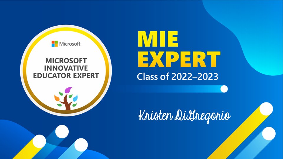 🎉So excited to be selected as an MIE Expert for 2022-2023!🎉 #MicrosoftEdu #MIEExpert #OBproud