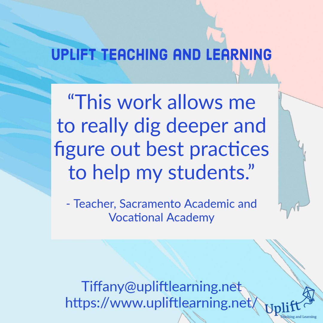 UpliftLearning's tweet image. 