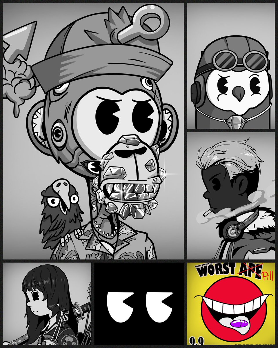 buyonthedip's tweet image. … the “worst side” is coming, will you? @Worst_Ape 💊🦍💦