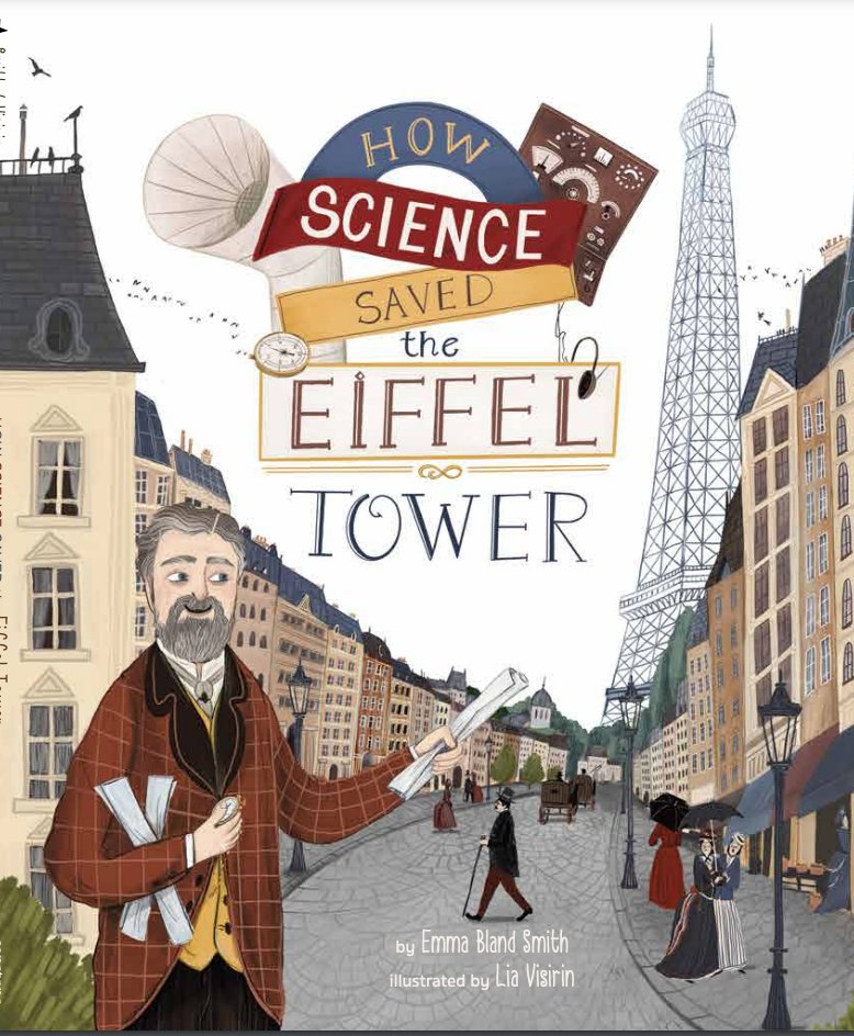 Love the #EiffelTower? I have a book for you! Delighted with <a href="/sljournal/">SchoolLibraryJournal</a> review of HOW SCIENCE SAVED THE EIFFEL TOWER. "Illustrations do a wonderful job depicting 19th-century Paris. The tower is exquisitely rendered in all phases of construction." <a href="/liavisirin/">lia visirin</a> <a href="/capstone/">Capstone</a> #paris