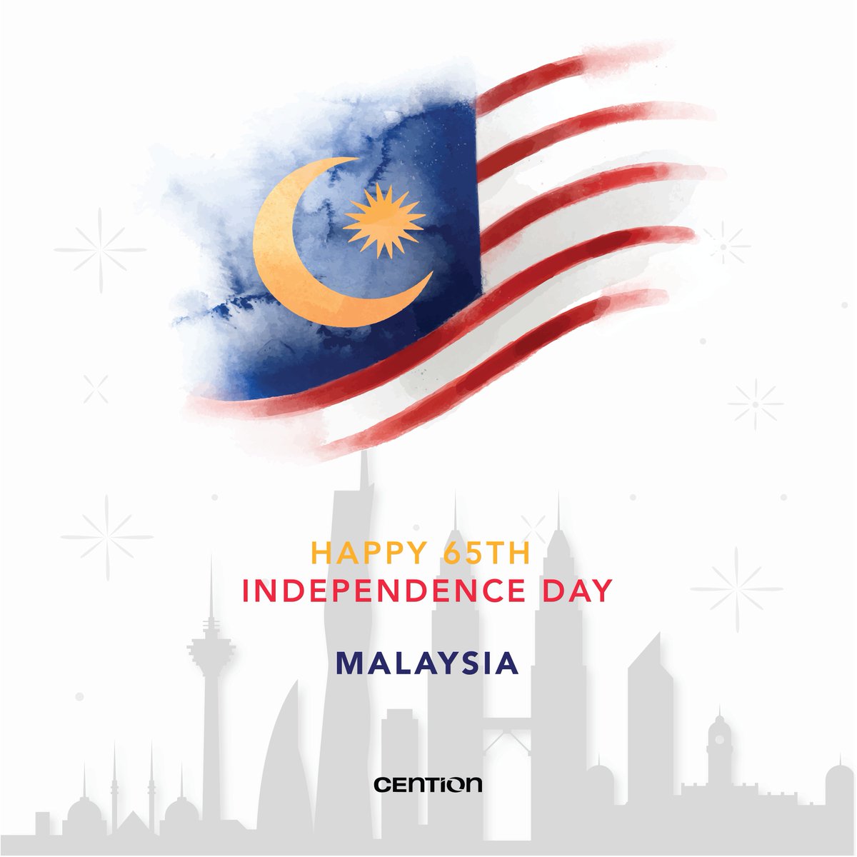 cention's tweet photo. Celebrating Malaysia's 65th Independence day today! https://t.co/KQmgZuWXcE