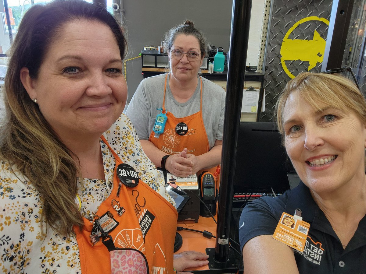 Kim Beard (@kimthd_hvac) on Twitter photo Awkward selfie from me and a gold 🌟 for Miss Dee! SASM Sarah has great Service Desk professionals at 0773! Thank you for your #HVAC drive! ##LetsDoThis
#HVACPartnership #Q3
<a href="/homedepot773/">Tina Corridan</a> <a href="/ScottSantel/">Scott Santel</a> <a href="/kernsied/">Donald Kerns</a> <a href="/kimscottholman/">Kimberly Scott</a> Awkward selfie from me and a gold 🌟 for Miss Dee! SASM Sarah has great Service Desk professionals at 0773! Thank you for your #HVAC drive! ##LetsDoThis
#HVACPartnership #Q3
<a href="/homedepot773/">Tina Corridan</a> <a href="/ScottSantel/">Scott Santel</a> <a href="/kernsied/">Donald Kerns</a> <a href="/kimscottholman/">Kimberly Scott</a>