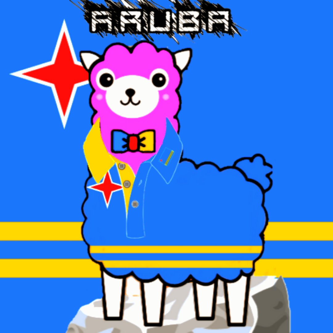 World_of_llamas's tweet photo. Tribute to all countries on planet earth. 
ARUBA Patriot Edition PT-30 
https://t.co/QCn8IogDi1

#nft #nftart #nftartist #nftcollector #nftcommunity #cryptoart #critoartist #polygon #nflplayoffs #nftdrop #nftartworks #aruba #arubanft https://t.co/FcBM9cnydh