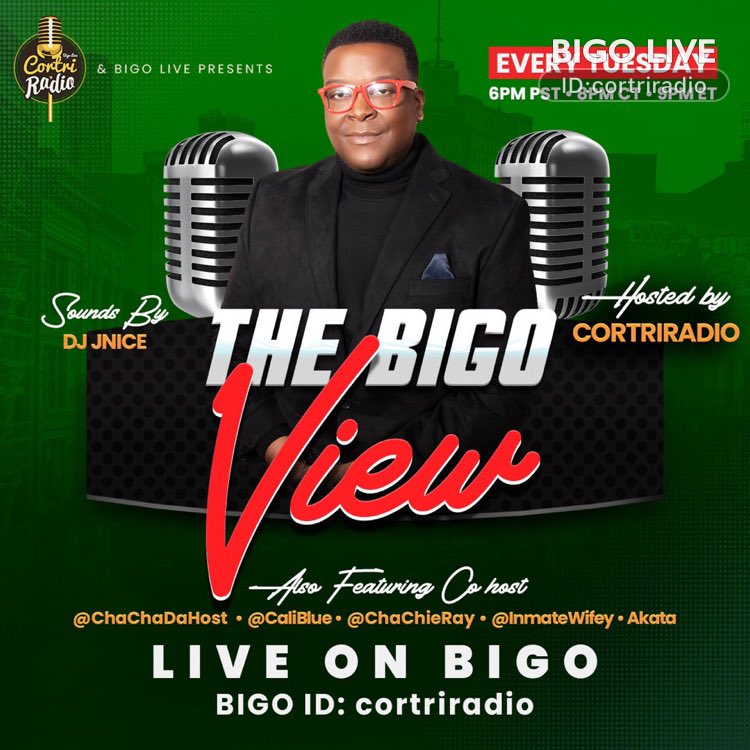 The BIGO is live now! ❌cortriradio❌ invites you to a party! #BIGOLIVE slink.bigovideo.tv/WQWN2c