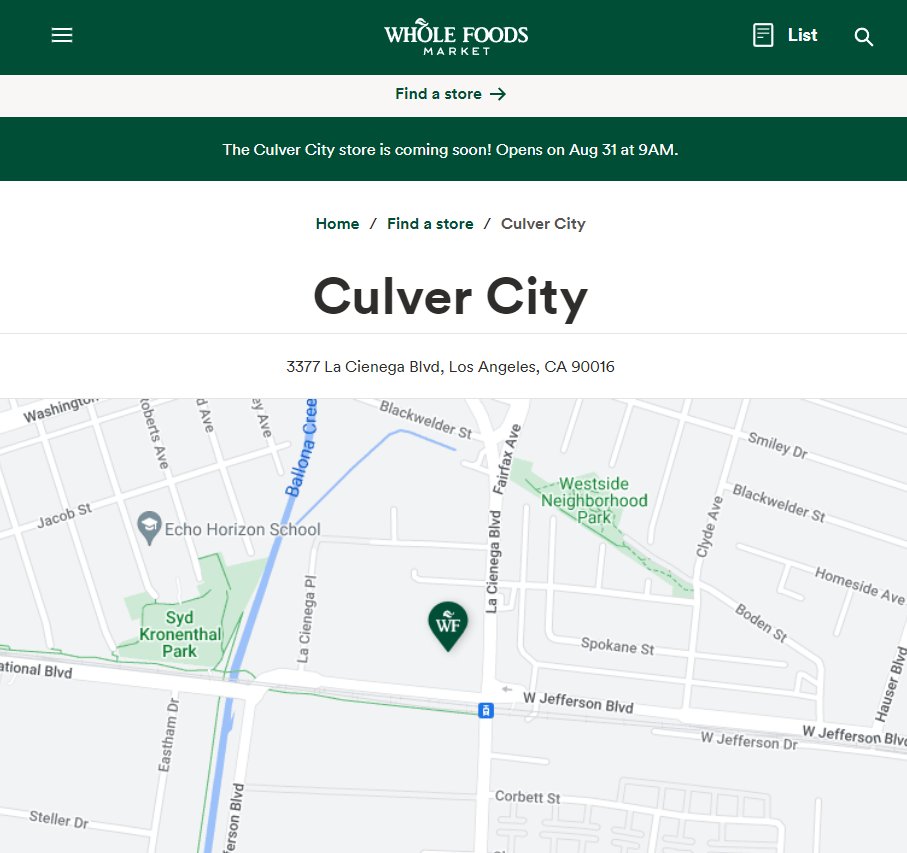 Not to be that expat, but this is not Culver City...