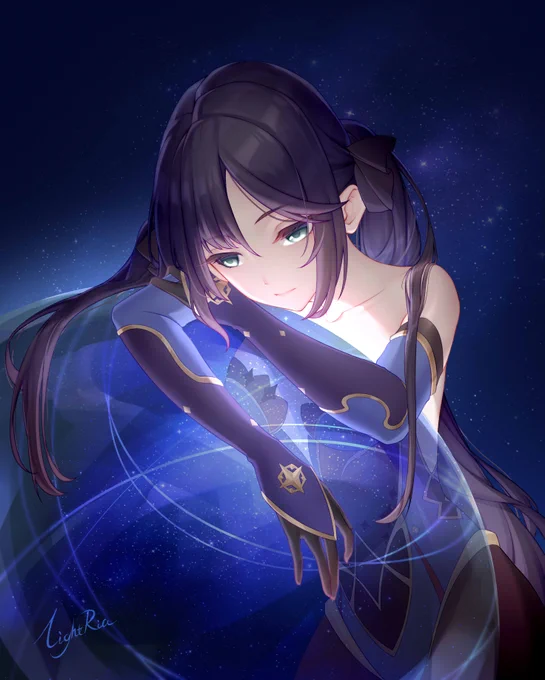 Monaお誕生日おめでとう斬新な星占い天体球、絶賛セール中は900万モラでございます!#GenshinImpact #Genshin #原神 #アストローギスト・モナ・メギストス #モナ  #Mona #莫娜 #モナ生誕祭 