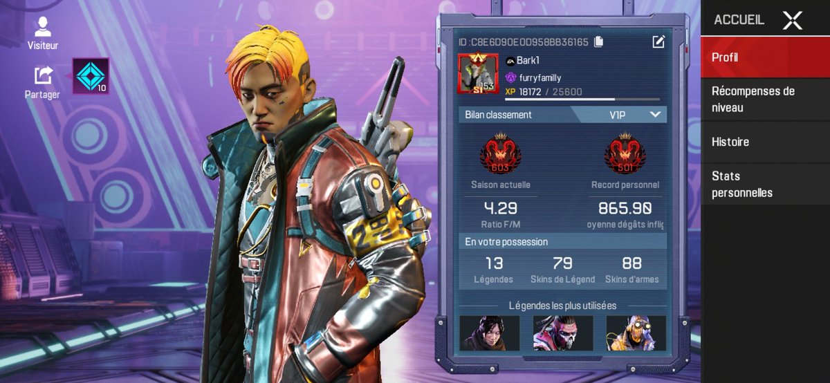 CryptoOnTopp's tweet image. s2.5 predator on apex legends mobile  💪