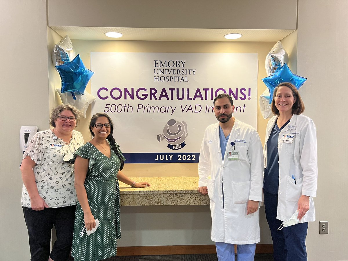 Divya Gupta, MD (@drdivyagupta) on Twitter photo 500th primary CF LVAD implant at Emory University Hospital! Saving Lives. Providing Hope. It takes an entire team and we have the best! <a href="/emoryheart/">Emory Cardiology</a> <a href="/emoryhealthcare/">Emory Healthcare</a> <a href="/EmoryCTSurgery/">Emory Division of Cardiothoracic Surgery</a> <a href="/DiseaseEmory/">Emory Cardiology Fellows</a> <a href="/EmoryNursing/">Emory Nursing</a> <a href="/DrManiCTSurgery/">Mani A Daneshmand</a> <a href="/amorrismd/">Alanna Morris</a> @annievanb <a href="/KunalBhattMD/">Kunal Bhatt</a> @ 500th primary CF LVAD implant at Emory University Hospital! Saving Lives. Providing Hope. It takes an entire team and we have the best! <a href="/emoryheart/">Emory Cardiology</a> <a href="/emoryhealthcare/">Emory Healthcare</a> <a href="/EmoryCTSurgery/">Emory Division of Cardiothoracic Surgery</a> <a href="/DiseaseEmory/">Emory Cardiology Fellows</a> <a href="/EmoryNursing/">Emory Nursing</a> <a href="/DrManiCTSurgery/">Mani A Daneshmand</a> <a href="/amorrismd/">Alanna Morris</a> @annievanb <a href="/KunalBhattMD/">Kunal Bhatt</a> @