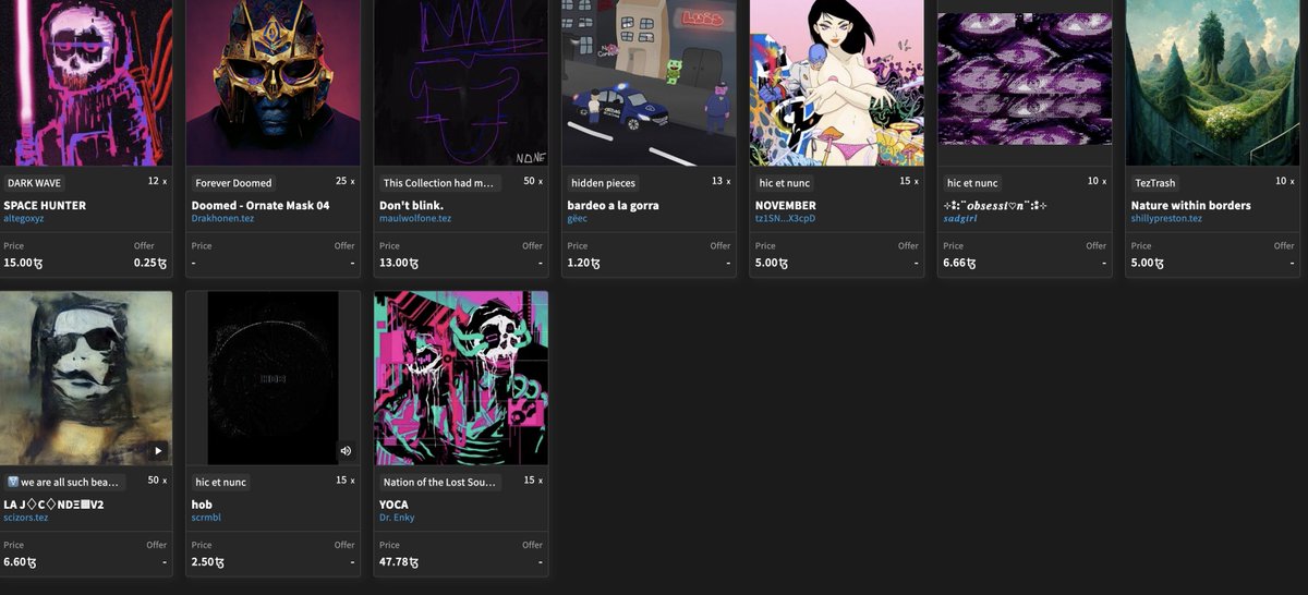 Its 🌮 Tuesday 
Heres My Latest Pick Ups Airdrops Big Ups To All These Amazing Artists 🖼❤️‍🔥 <a href="/MEKAZOO/">MEKAZOO</a>  <a href="/XWAVEart/">XWAVΞ</a> <a href="/liminalcorp/">Quantum Communications</a> <a href="/FromDarkness_/">fromdarkness</a> <a href="/StonerStickppl/">Stoner stick people</a> <a href="/altegoxyz/">Alt</a> <a href="/martinelsanto_/">Martín El Santo🇪🇸🇨🇭🇵🇱</a> <a href="/Yakim_1987/">ʏǟӄɨʍ</a> <a href="/sadsadg_rl/">꒰ა ₊ sadgirl𓂃★ˊ˗</a> @dr_enky <a href="/scizors_eth/">scizors |cultLeader |they\them</a>
@bogatlynuts <a href="/scrmbl__/">scrmbl</a>