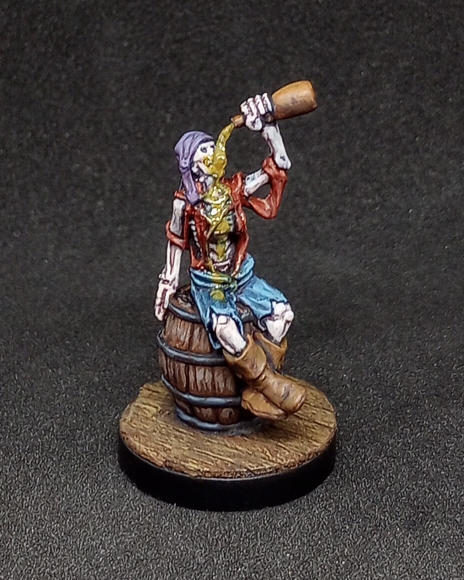 realjedijared's tweet photo. Drunken skeletons, pirate cats, and evil sea ogres! It's a pirate's life for me.  #reaperchallengeleague @reapermini https://t.co/4Wr0YlZBLX