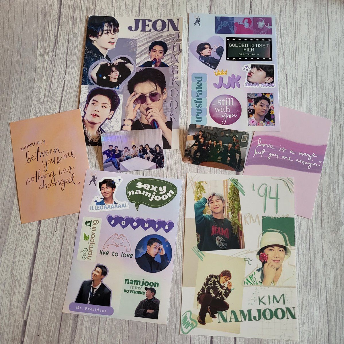 maknaenaeph's tweet photo. Celebrate Namkook September with us, with our RM and Jungkook Kits! 🥳💜 Includes a binder cover, holo OT7 photocard, sticker sheet, and lyric print 😍 visit https://t.co/HnjxuEdqV2 to order! #MaknaenaePH 

wts lfb ph birthday kit namkook namjoon jk bts fanmade https://t.co/dAckmEjttz
