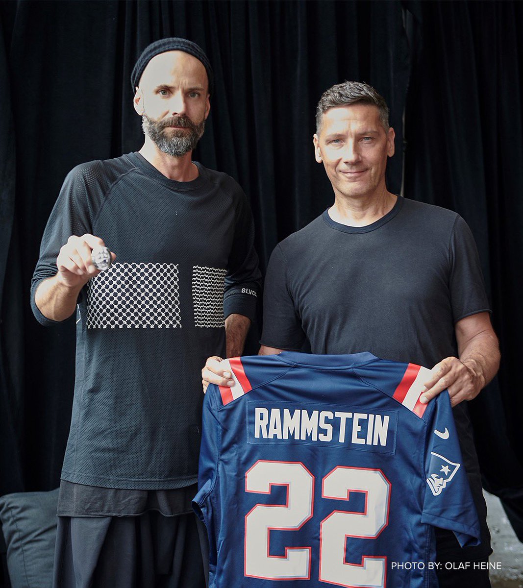 Patriots's tweet photo. The fire show takes Foxboro!

@RSprachrohr tickets are on sale now: https://t.co/y5y7B9DnX3 https://t.co/rheDOyMKNt