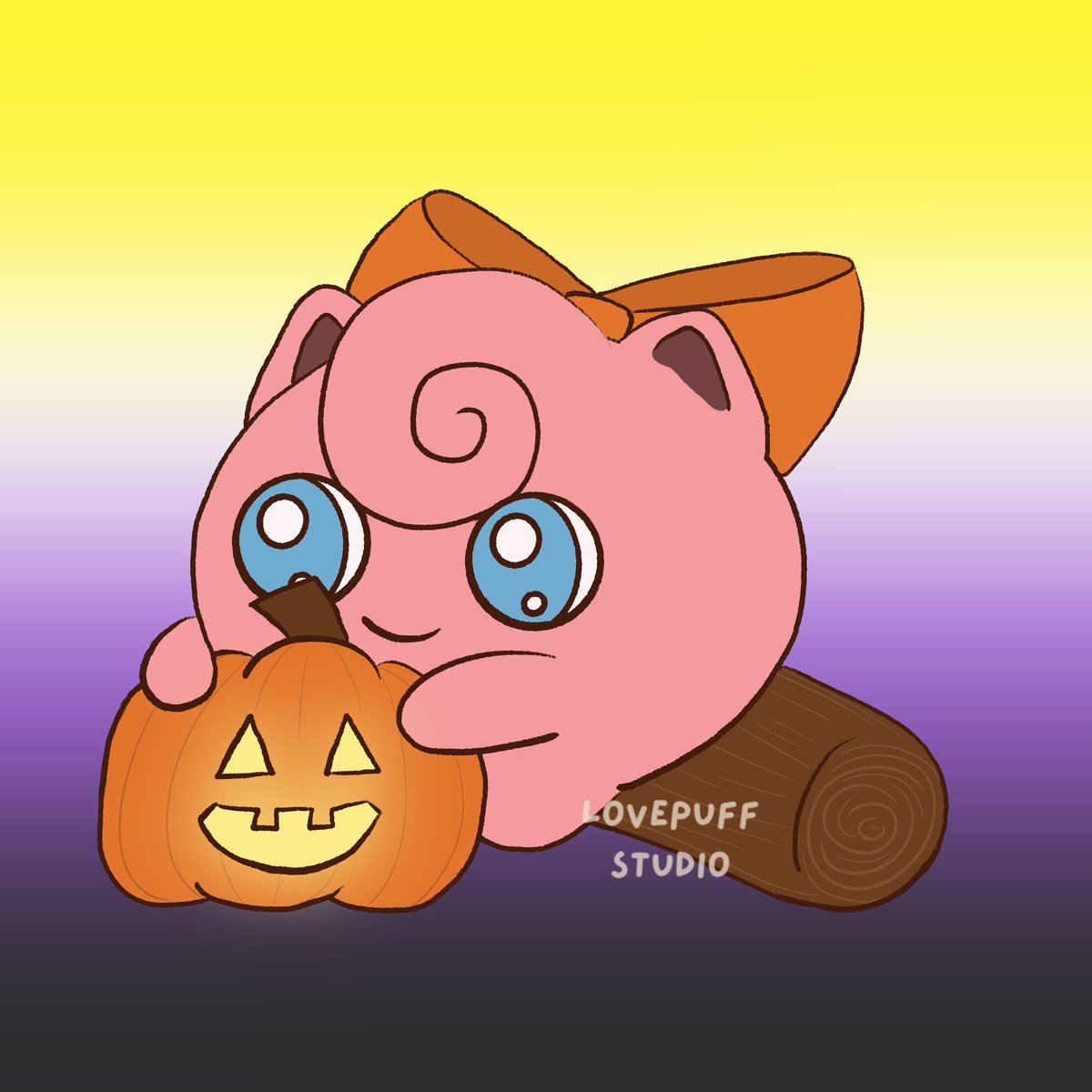 lovepuffstudio's tweet photo. spooky LGBT jigglypuff https://t.co/XqxEW9WND6
