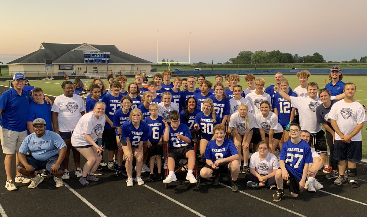 Franklin Unified Flag Football (@flagunified) on Twitter photo It was a fantastic night of Unified Flag Football. Great plays by both teams, and great sportsmanship all night. All the best to the Perry Meridian Falcons the rest of the season! <a href="/ChampsTogether/">Champions Together</a> <a href="/GoGrizzlyCubs/">Franklin Athletics</a> <a href="/FCHSUnified/">FCHS Unified Track</a> It was a fantastic night of Unified Flag Football. Great plays by both teams, and great sportsmanship all night. All the best to the Perry Meridian Falcons the rest of the season! <a href="/ChampsTogether/">Champions Together</a> <a href="/GoGrizzlyCubs/">Franklin Athletics</a> <a href="/FCHSUnified/">FCHS Unified Track</a>