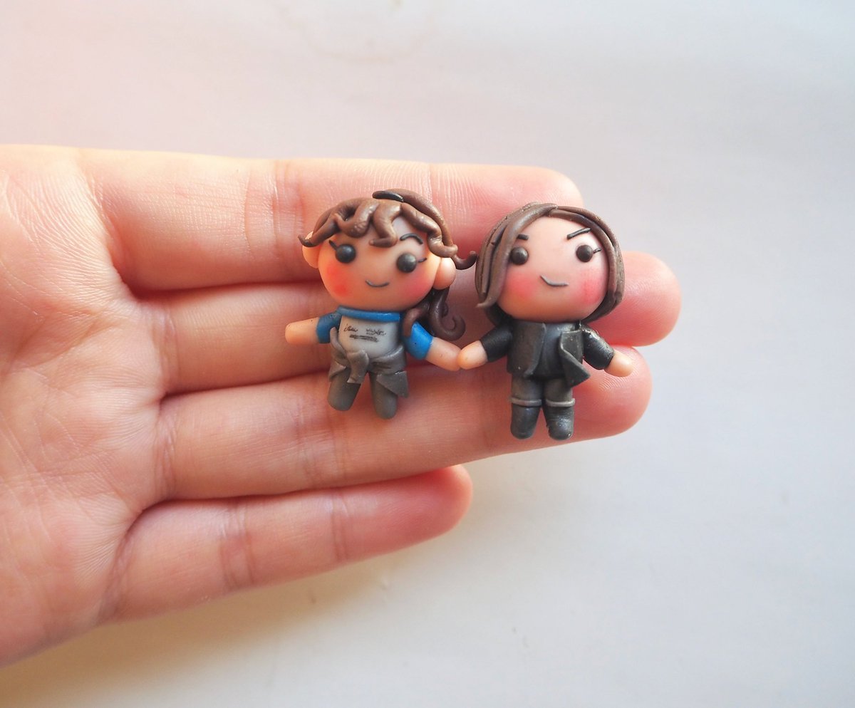 'I am not her girlfriend' It has been a month since #PaperGirls first came out. Just finished mini-sized of my queer babies, KJ and Mac. The whole gang will be completed soon. Truly have a soft spot for the relationship development of these two ✨🥰🤍🫶 #Fanart #kajemac