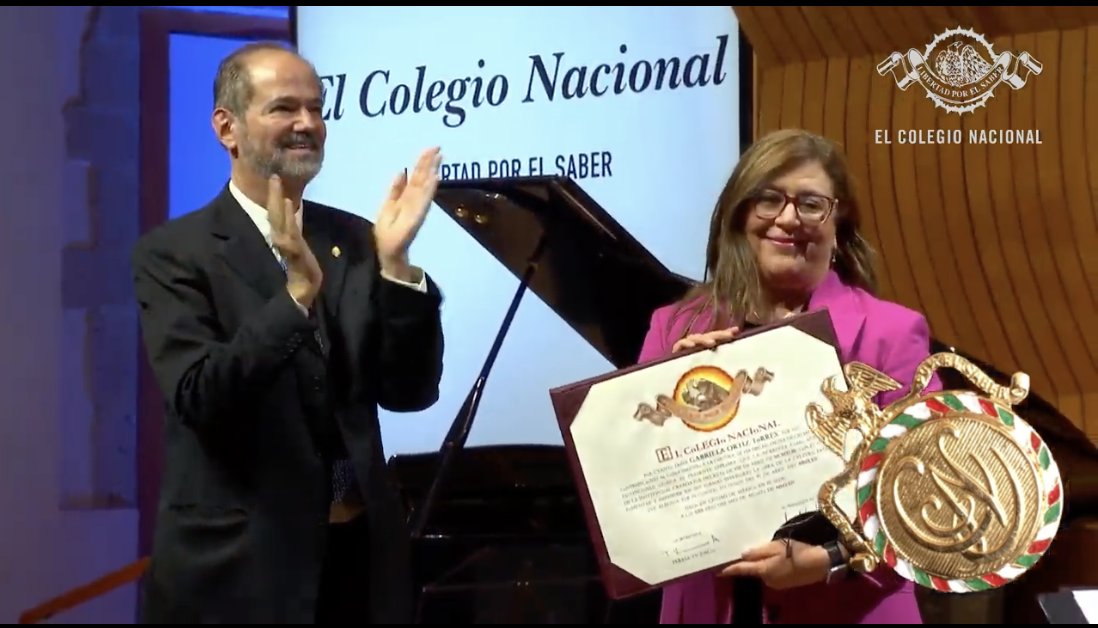 ColegioNal_mx's tweet photo. #SomosColnal | Gabriela Ortiz ingresa a El Colegio Nacional. ¡Enhorabuena! https://t.co/vmS35CbvLr