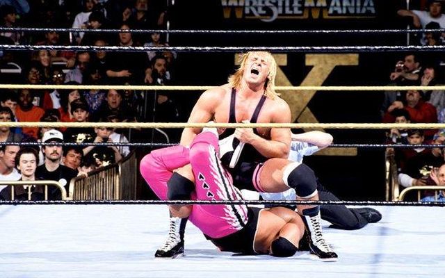 WrestleClips's tweet photo. If you've never put your sibling in the Sharpshooter, are you even related? https://t.co/cJD8LEcrsN