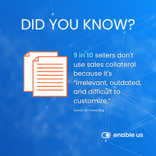 EnableUsInfo's tweet photo. Learn how you can leverage a #contentmanagement tool to truly enable your sales teams to do what they do best: sell your product.
Link to the blog post: https://t.co/VRNc22qd98
#sales #salesenablement #contentmanagementtool #salestrends #salescommunity https://t.co/BP7JXjRHpu