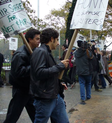 How did my picketing with Michael Imperioli and John Oliver get a better contract for News workers?
Find out by reading my platform statement: 
wgaeast.org/council-electi…
and vote for me Phil Pilato for Vice-President of Broadcast, Cable and Streaming News at the WGAE.
