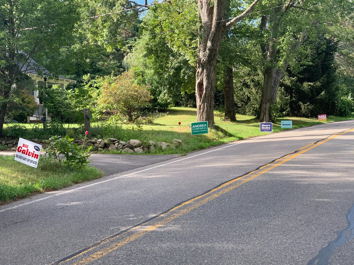 Bowes3's tweet photo. Lawn sign @cdempc for #MaAuditor arrived. 1 week until the election. Early voting is ongoing, and I'm going to go out and knock some doors to encourage people to vote. To see the full list of people who have endorsed, go to my website, https://t.co/3bQEoBOVn5. https://t.co/J6fGLrscqC