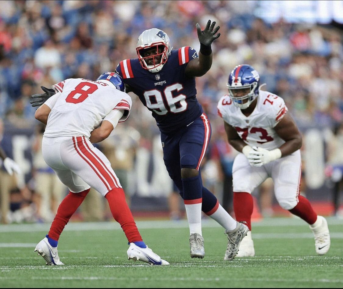 ByJonWalker's tweet photo. Can confirm that Patriots rookie DT Sam Roberts, this year’s 200th overall pick, has made the initial 53-man roster in Foxborough.

The NW Missouri State (D2) product was a problem for opposing offenses during the preseason, enough so to stand out and earn a roster spot. https://t.co/WVZAvCg6Ag
