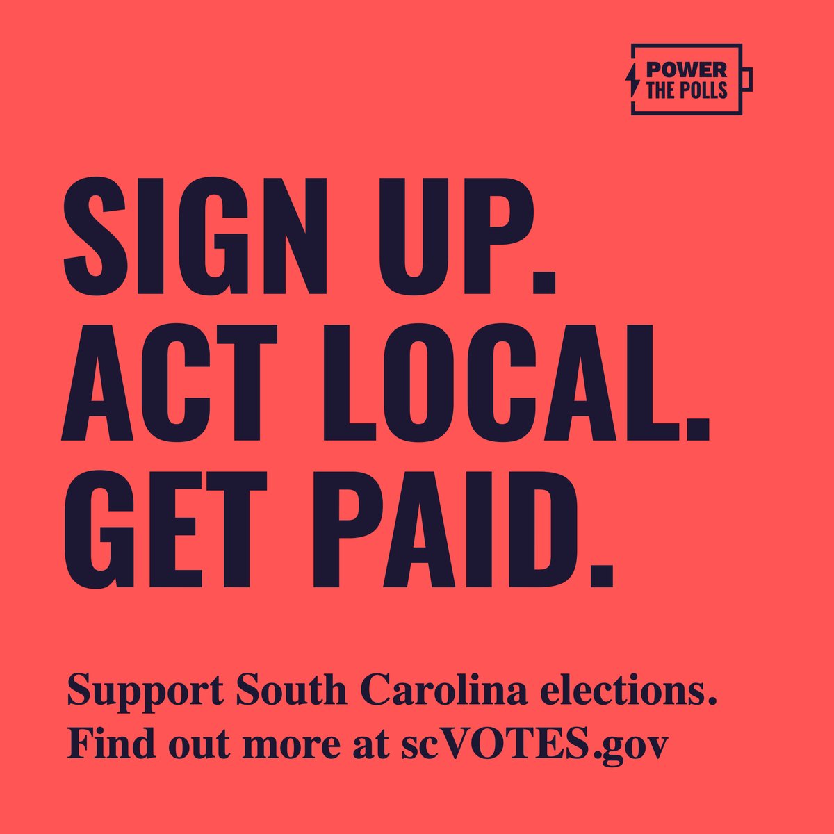 Poll workers are the backbone of every election cycle. As a #PollWorker, you will have a unique opportunity to serve your community, meet your neighbors, and become involved in the electoral process. Apply here: bit.ly/3e2Af1H or call 864-260-403