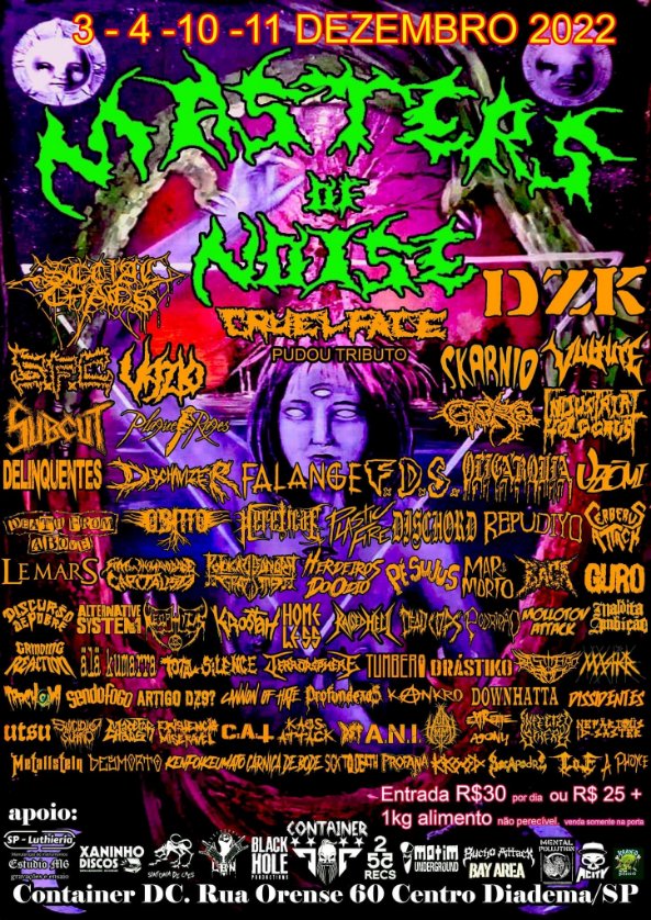 maquinaprofanaf's tweet photo. #MaquinaProfanaFest: METALLSTEIN - Banda é confirmada no gigante ‘Masters Of Noise’
Inscreva-se No #Blog, Compartilhe. Apoie o #Underground Seu Apoio é Muito Importante👇🤘🎧
https://t.co/1NZ3sChHQ6
#Metallstein #MasterOfNoise #ThrashMetal #Metal https://t.co/qhe3x5QCeh