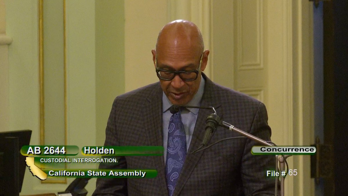 ChrisHoldenNews's tweet photo. #AB2644 🚨Custodial interrogation heads to to the Governor's Desk. The bill would prevent innocent youth from entering the prison system. https://t.co/xatdCjAoSt