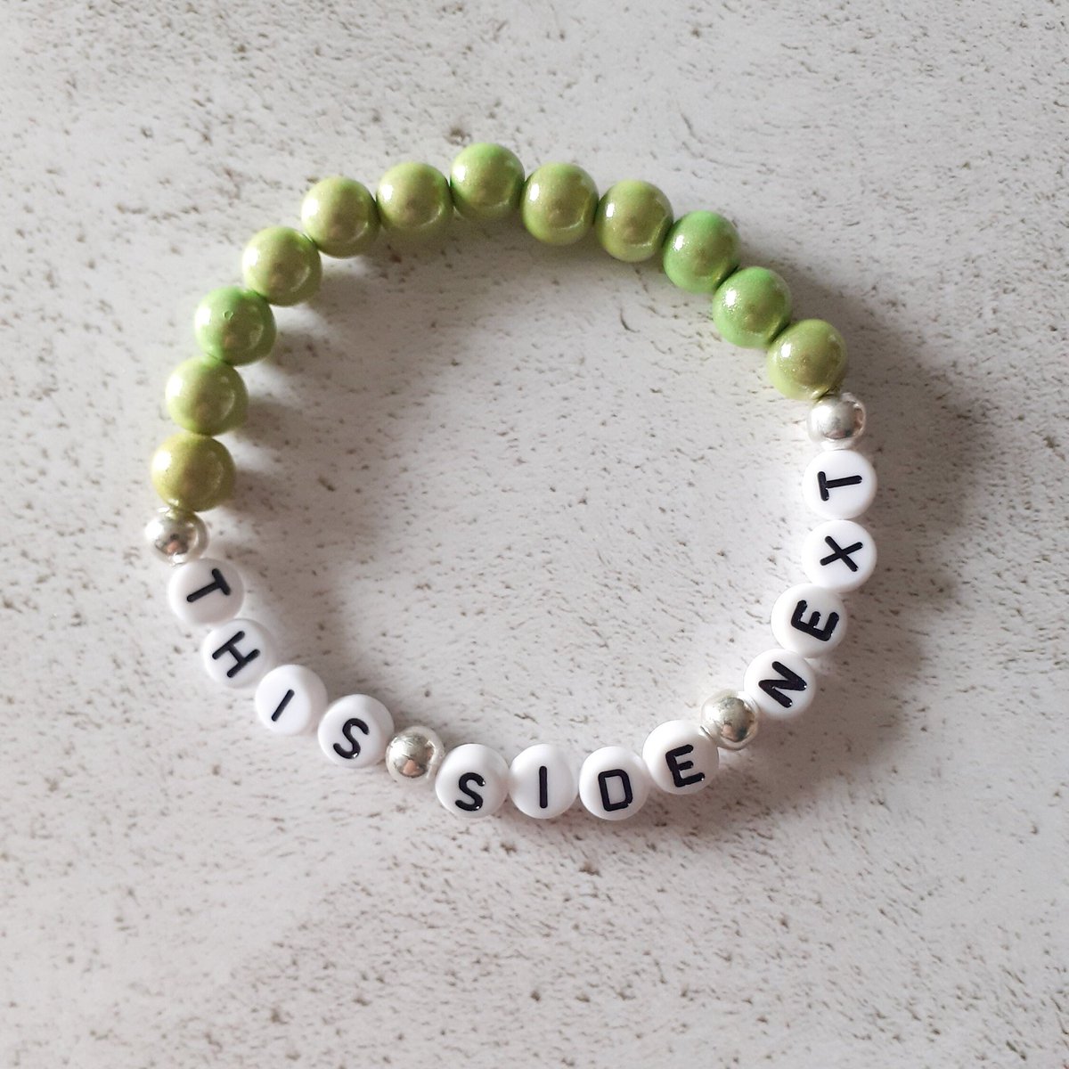 ArtisanJByViv's tweet photo. Breastfeeding Bracelet, This Side Next, Reminder Bracelet, Green Jewelry Women, Baby Shower Gifts For Mom To Be, New Mom Gift From Sister https://t.co/11tkzGGyIQ #Etsy #UKArtisanJewellery #ForWife https://t.co/XB8ux9FfwR