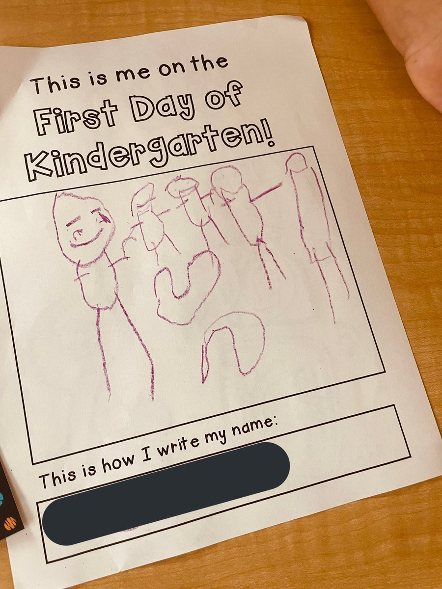 I had such a good first day in Kindergarten meeting so many new friends! This is going to be a great year! 🖍✏️ <a href="/DundalkES/">Dundalk Elementary</a>