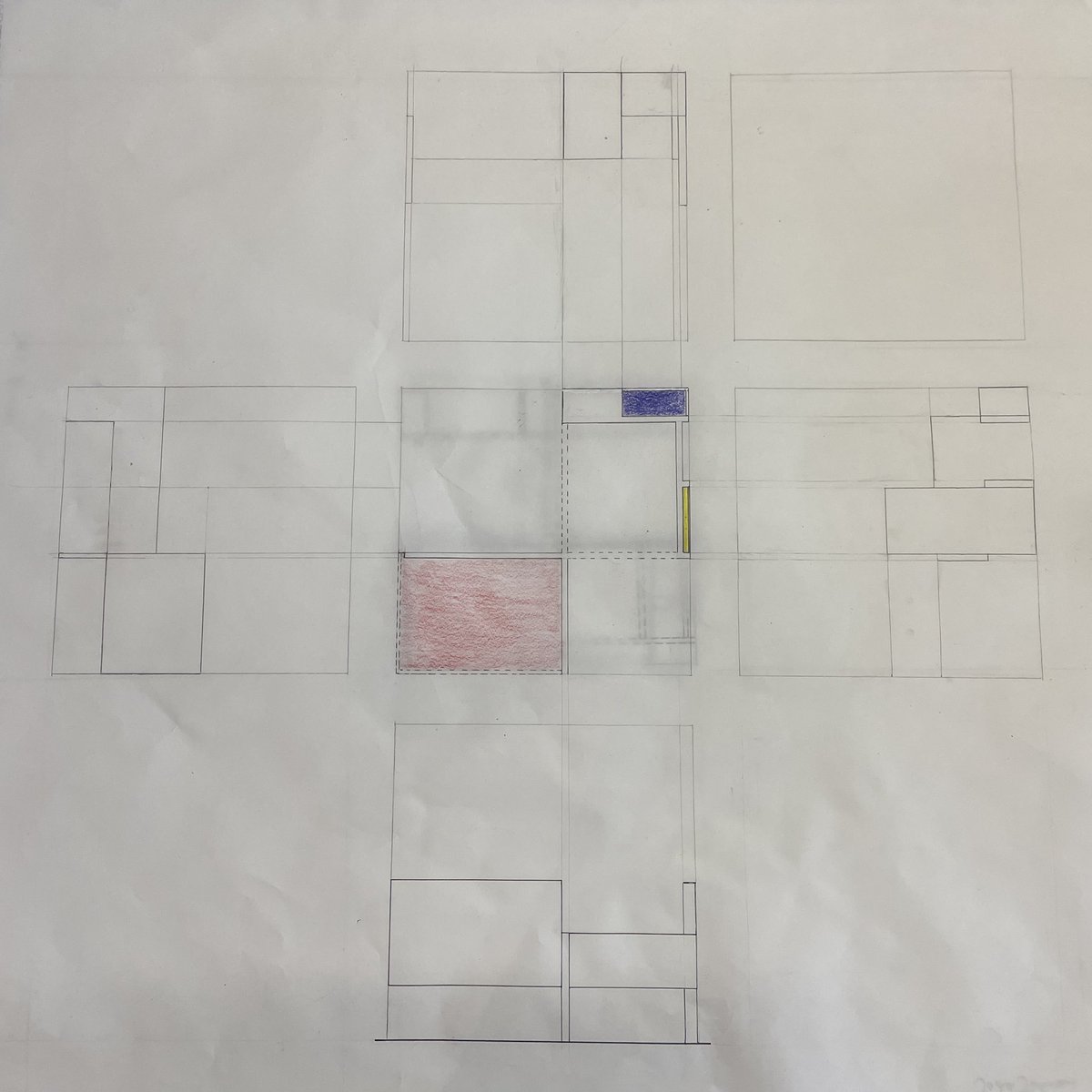 ccecarson's tweet image. 1st year studio: Final study models are done.  Up next, projection drawings! #architecturestudio #mondrian @TECCeast @lisdcte