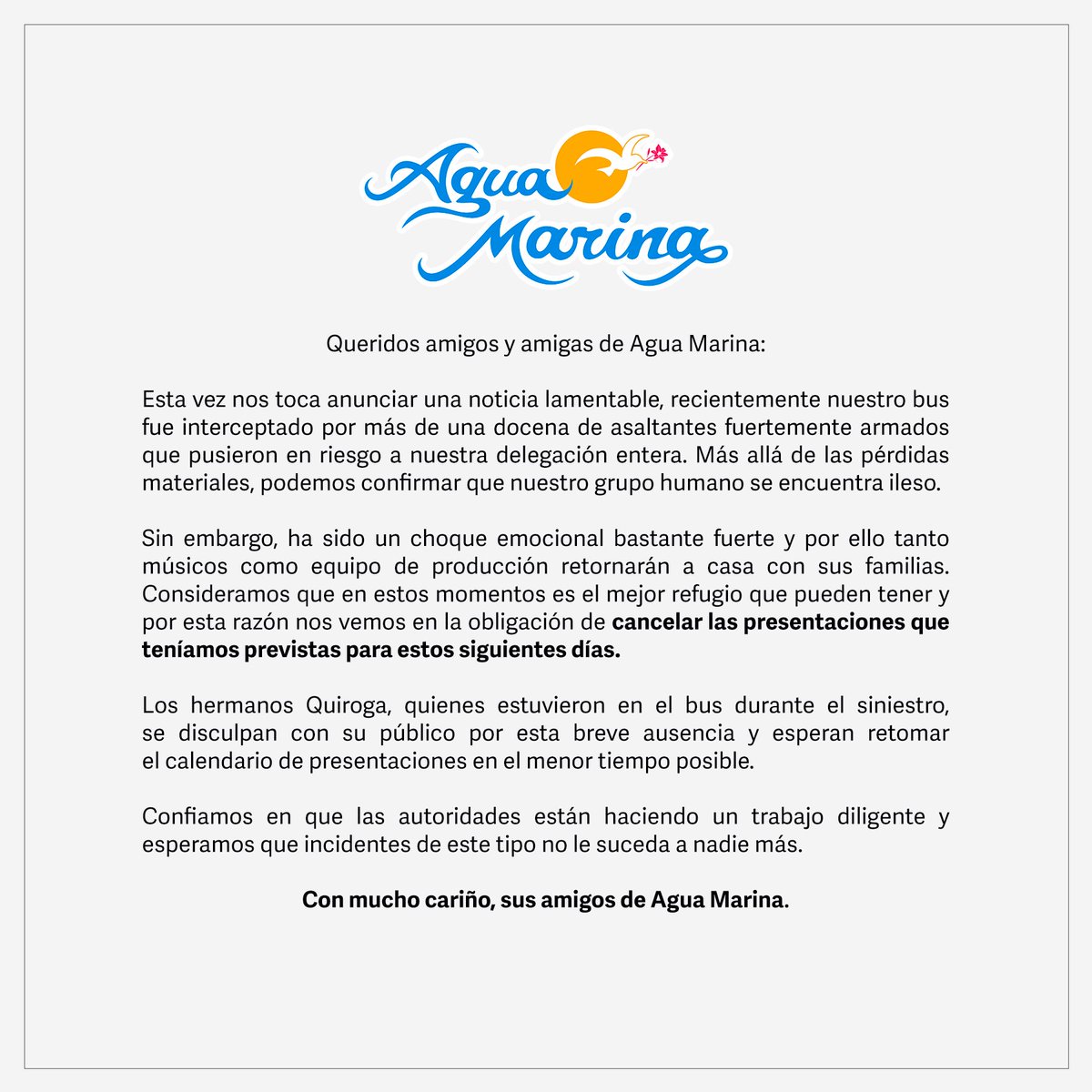 COMUNICADO