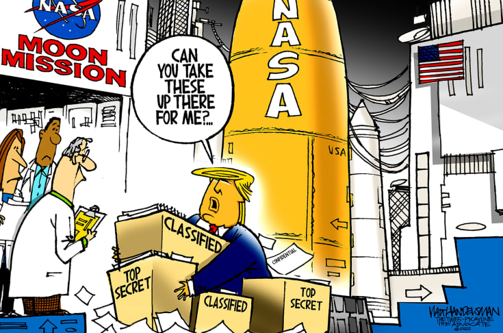EandPCartoons's tweet photo. Walt Handelsman, The New Orleans Advocate @Walt_Handelsman #TopSecretFiles https://t.co/9WhRuPlZjo