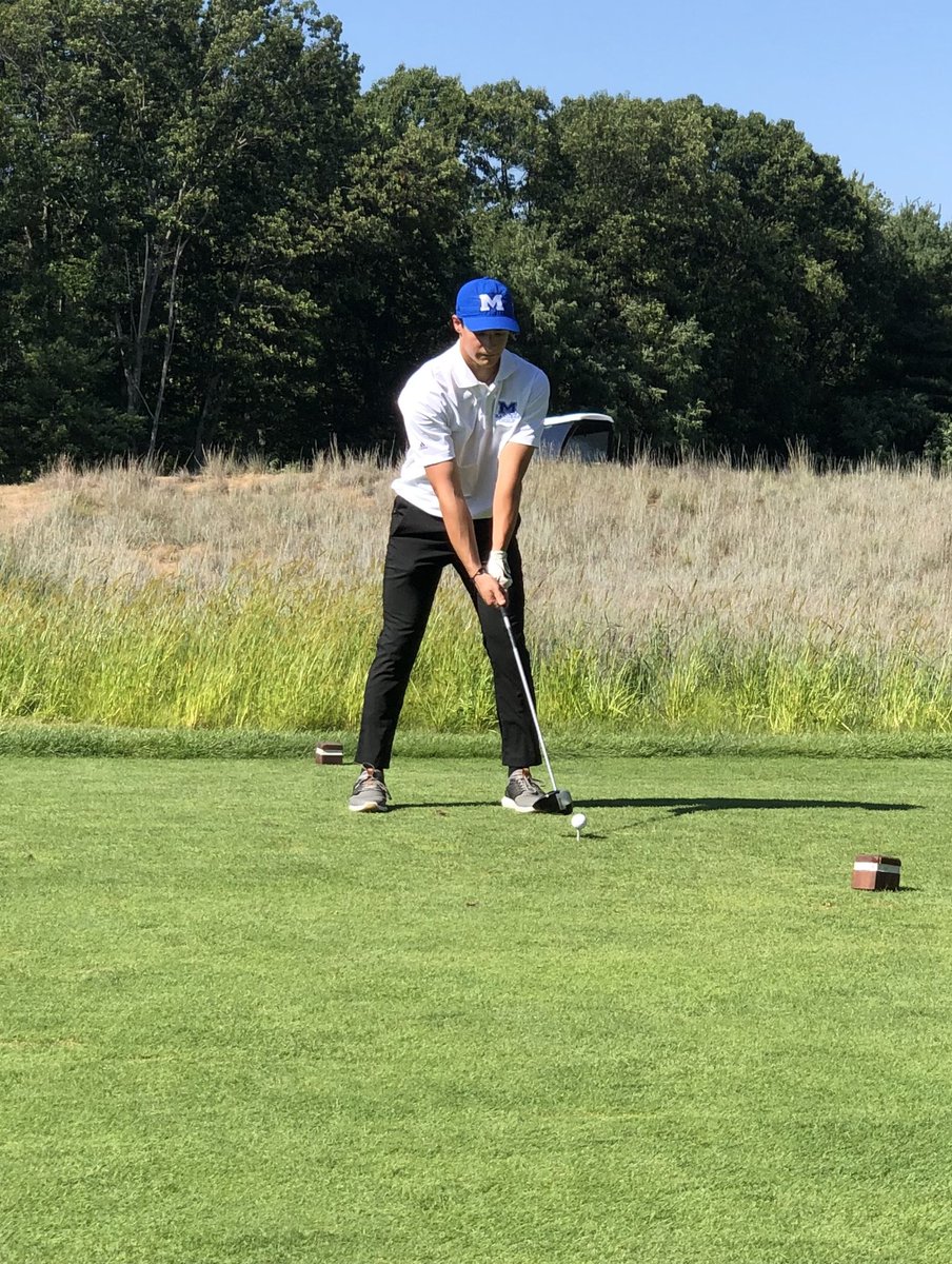 MHSRangerGolf's tweet photo. Great first match vs Andover at Renaissance Country Club. The great Coach Fazio holding court to get them started today. @methuensports https://t.co/r3o0DSHkiK