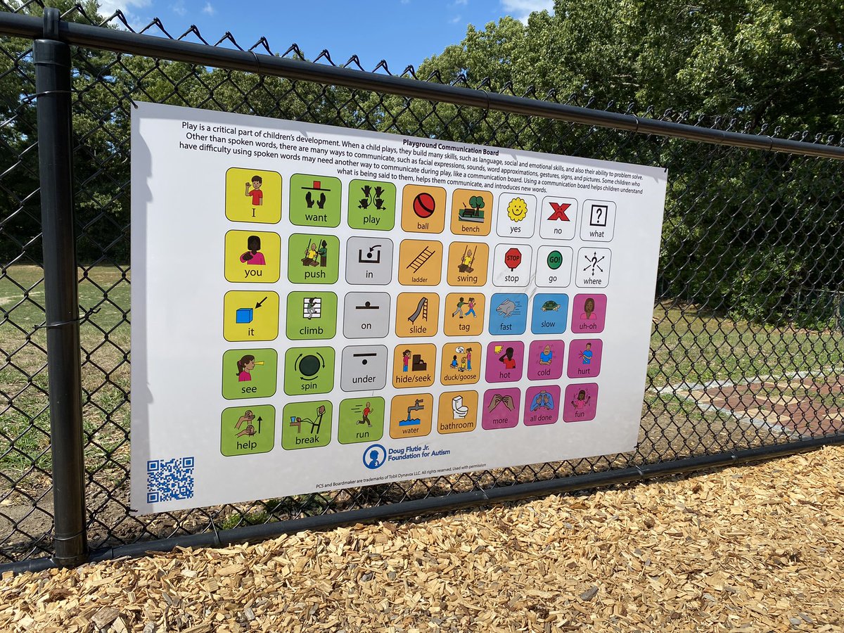 Thanks to <a href="/flutiefdn/">bythen</a> we are ready to welcome all Lilja Lions for the 2022-2023 school year with a communication board on our playground!

Kindergarten “A Group” and grades 1-4 start tomorrow! Can’t wait to see you!