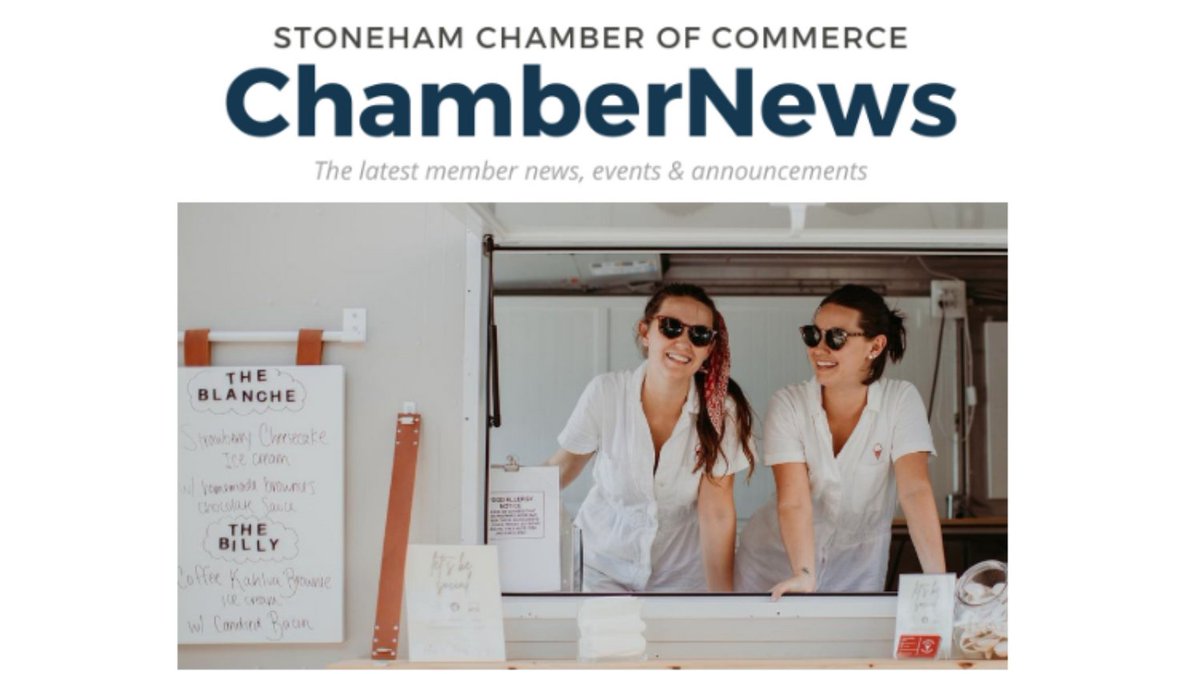 StonehamChamber's tweet photo. Read the latest ChamberNews here: 
https://t.co/viMYRLZgXk https://t.co/B75GuJgqVI
