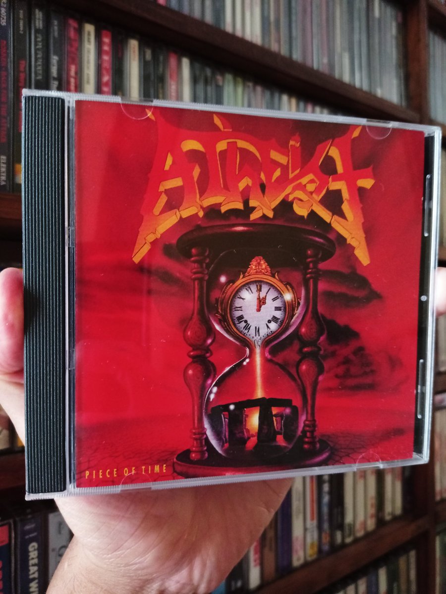 XIBILXIC's tweet photo. #DeathBirthday Piece of Time 🤘⏳🤘 los @AtheistBand 🇺🇲 siempre llevando el #Deathmetal  a terrenos no explorados hasta entonces (se grabó en 1988)🤘🤨🤘pioneros del Technical Death a la par de Cynic, Death y Pestilence  #Atheist #UnholyWar #PieceOfTime https://t.co/LklnIo5zS7