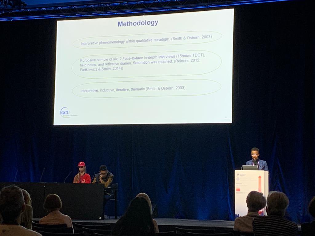 It was great to share the podium with amazing researchers from across the world showcasing our works to inform a “Transformative Occupational Therapy Education” 💪🏾
#WFOT2022 @GcuOcc @GCUOTS @GCUSHLS @CaledonianNews @Katiethomson9 @DrEmmaGreen_OT @KatrinaBannigan @ElizabethCasso1