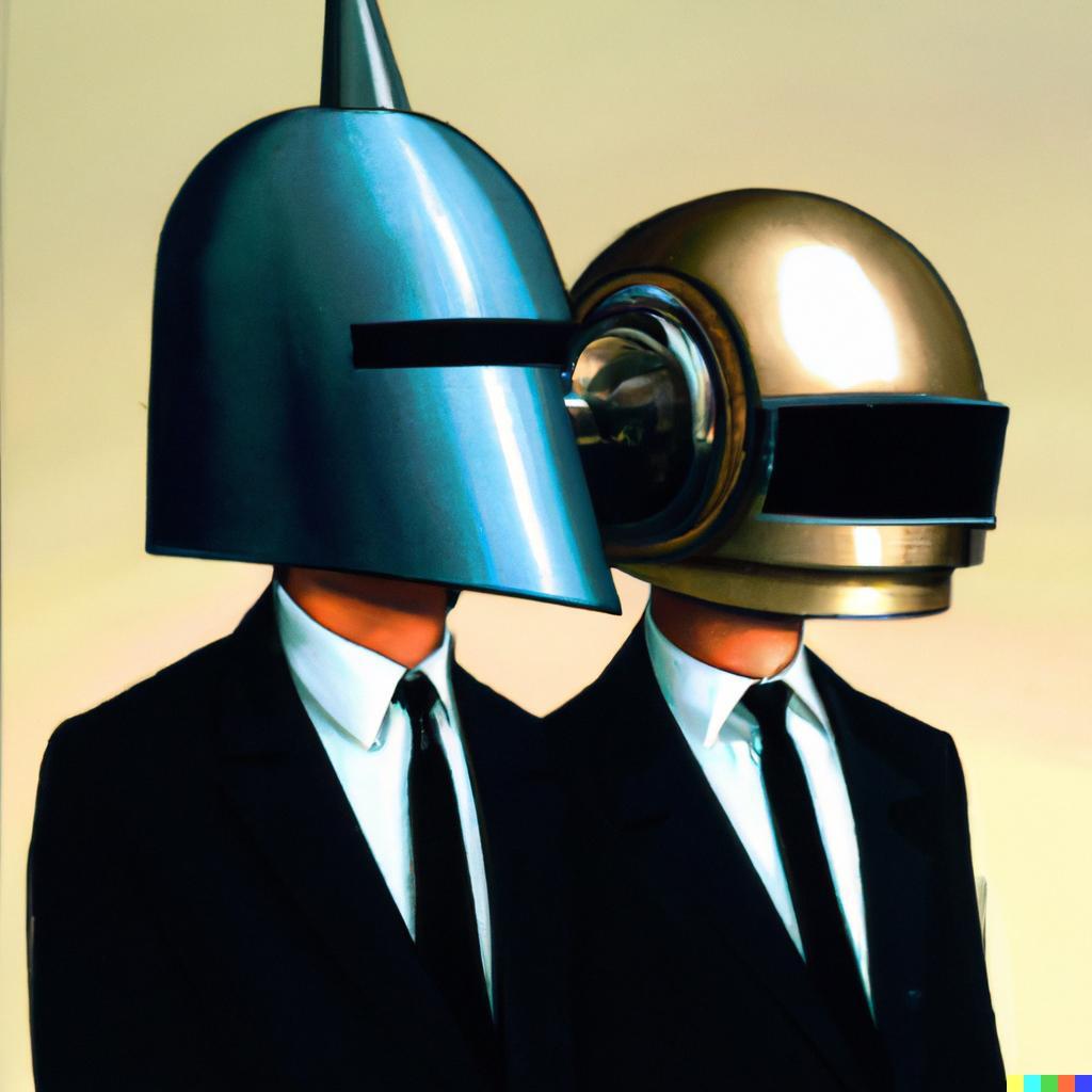 Dalle2AI's tweet photo. “Daft Punk by René Magritte” by mikenew02
#dalle #dalle2 #aiart #aiartwork https://t.co/gqWD5s8zri