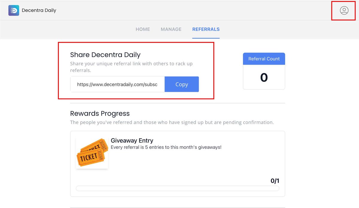 DecentraDaily's tweet image. 4/📬Sign up at decentradaily.com/subscribe and wait for our first @wolfdotgame newsletter email to get your referral code.

OR

Login on our website and grab your referral code to start earning entries now! May the most active farmer win 🧑‍🌾👩‍🌾
