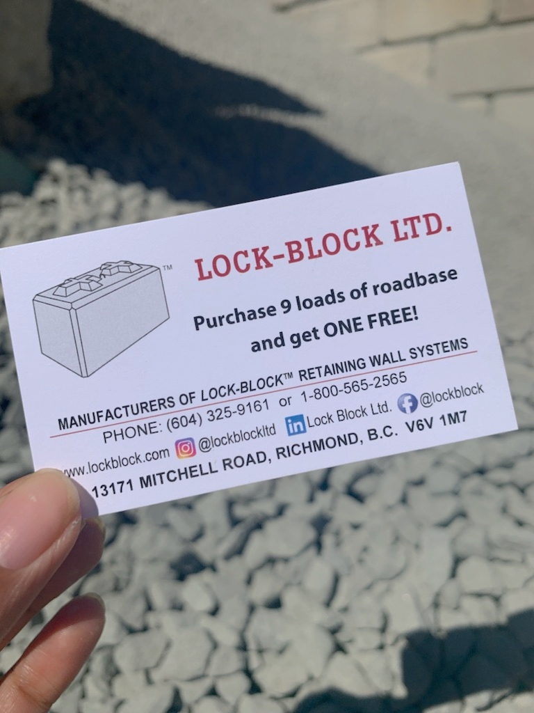 LockBlockLtd's tweet photo. New Promotion at Lock Block!

Buy nine loads of Road base, get one for FREE!

Make the most of the sale while it last!

#lockblock #promotion #sale #construction #roadbase https://t.co/2VfWeG0wpq