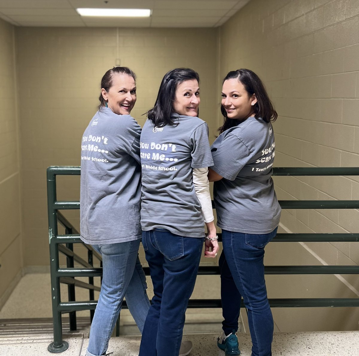 Multiples day for #howdyweek 🤠 #flyabovetherest ✈️ #youdontscareme 😱 #iteachmiddleschool 👊 #skyhawkpride 💙💚 #APStin ✨ #imsogladwehadthistimetogether ⏳