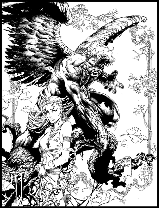 BATTinks's tweet photo. #ASCENSION PROMO #1 Cvr Pen:D.Finch
Inks:@BATTinks The piece where Lucien & Andromeda went from our brains, to fully realized on the page!!πππ€©#tuesdaytouchback #comic #art #batt #mattbanning #liveyourbestlife #positivevibes #forgammo #batman #artistsoninstagram #DavidFinch https://t.co/wApS2QkfPm