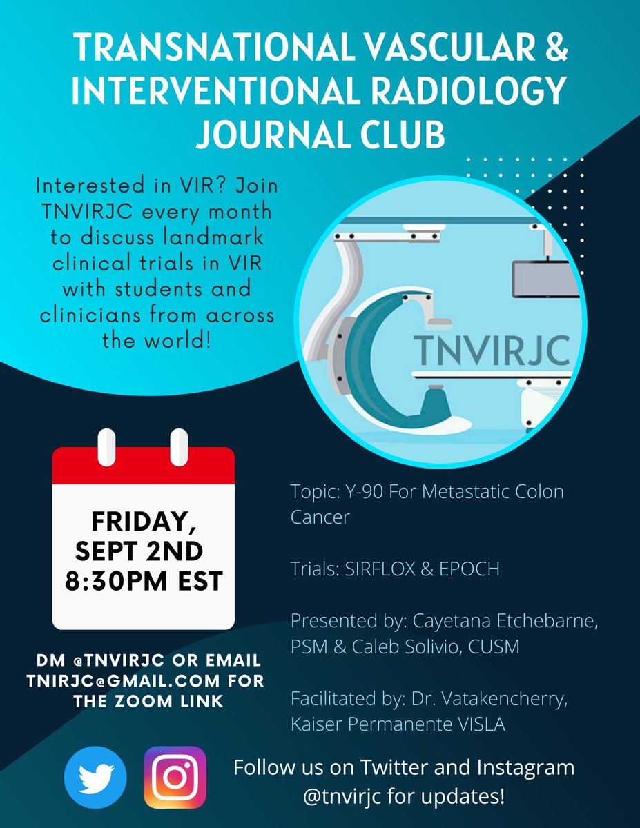 Join us for our journal club session this Friday as we discuss the SIRFLOX &amp; EPOCH trials with <a href="/LazcanoCayetana/">Cayetana Lazcano-Etchebarne</a>, Caleb Solivio, and <a href="/VISLAMDSCAIP/">GVATAKEN</a>! Check your email for the invite, DM us if you haven’t received it yet!
See you at 8:30pm EST on September 2nd🎉